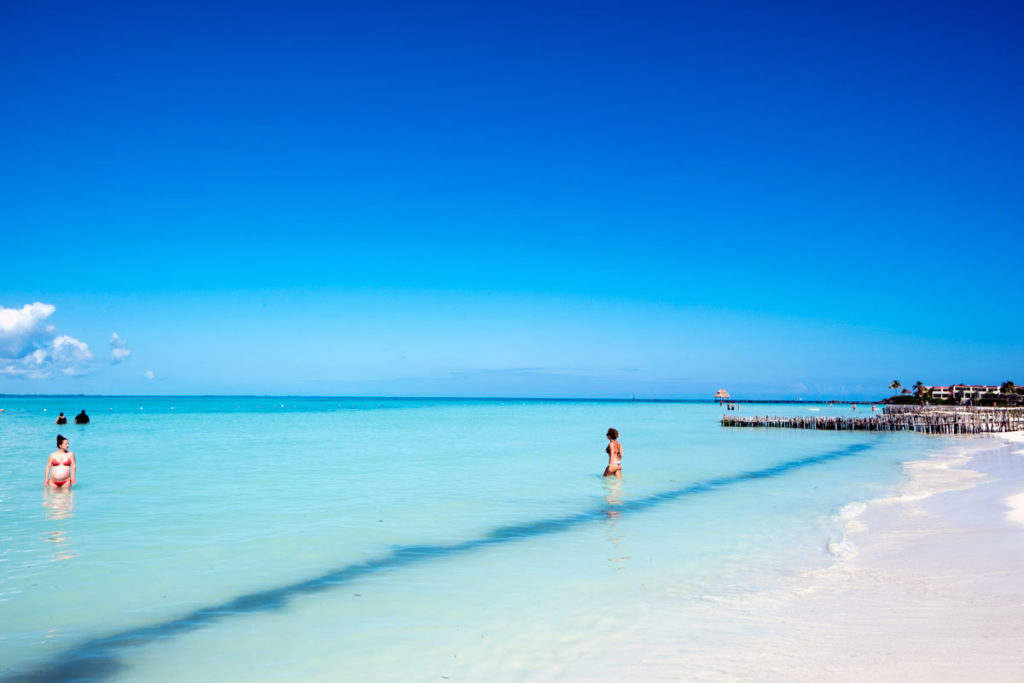 Playa en Isla mujeres