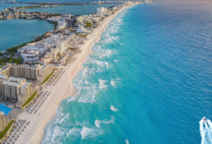 Playa sin sargazo Cancún